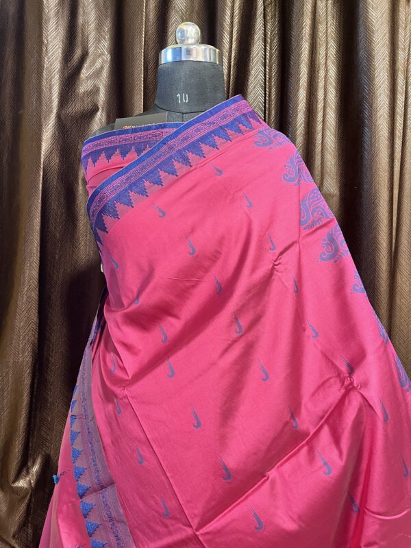 Banarasi Silk Saree with Thread Work - Image 5