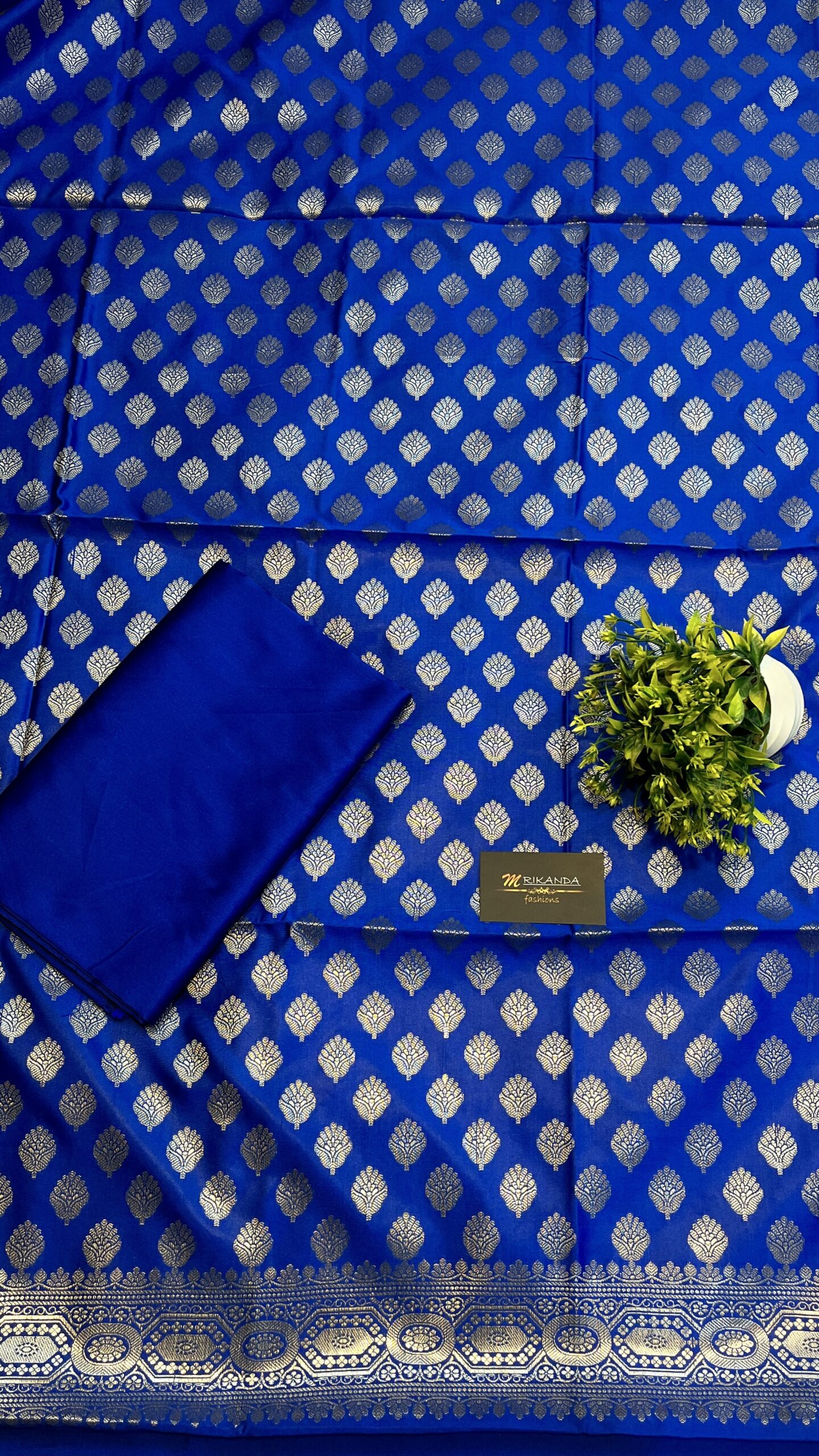 Banarasi Silk Suit Material (3PC) - Image 4