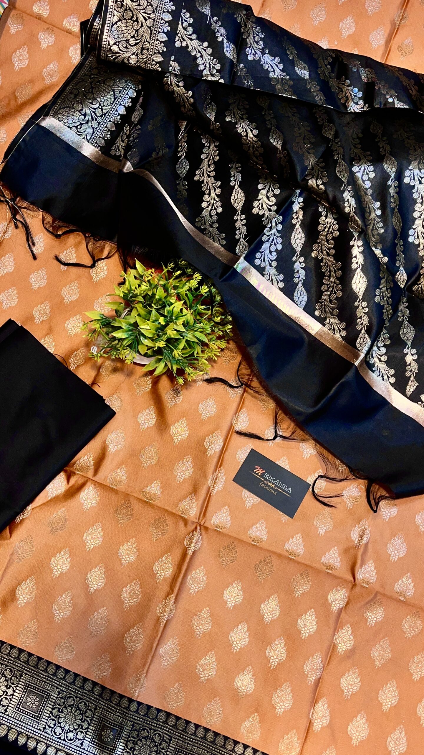 Banarasi Silk Suit Material (3PC) - Image 4
